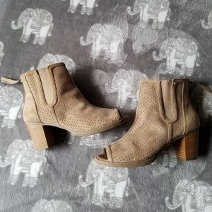 Peeptoe Booties